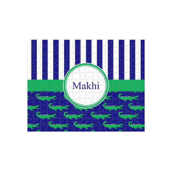 Custom Alligators & Stripes 252 pc Jigsaw Puzzle (Personalized)