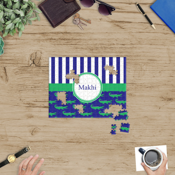 Alligators & Stripes Jigsaw Puzzle 252 Piece - In Context