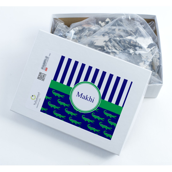 Alligators & Stripes Jigsaw Puzzle 500 Piece - Box