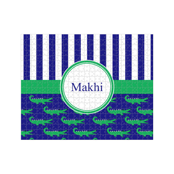 Custom Alligators & Stripes 500 pc Jigsaw Puzzle (Personalized)