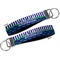 Alligators & Stripes Key-chain - Metal and Nylon - Front and Back