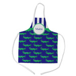 Alligators & Stripes Kid's Apron - Medium (Personalized)