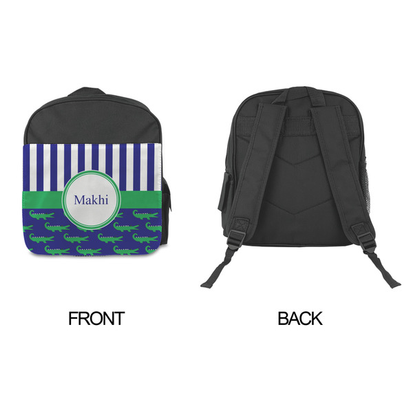 Alligators & Stripes Kid's Backpack - Approval