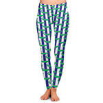 Alligators & Stripes Ladies Leggings - Extra Small