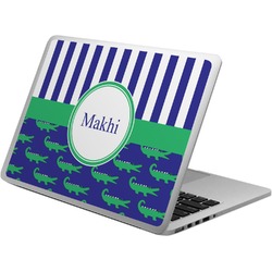 Alligators & Stripes Laptop Skin - Custom Sized (Personalized)