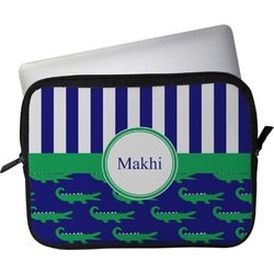 Alligators & Stripes Laptop Sleeve / Case (Personalized)