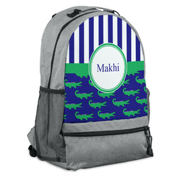Alligators & Stripes Backpack (Personalized)