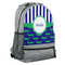 Alligators & Stripes Backpack - Grey (Personalized)