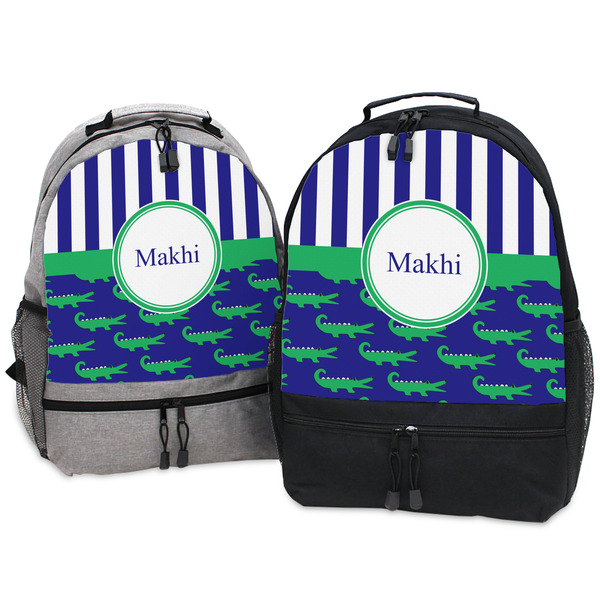 Alligators & Stripes Large Backpacks - Both