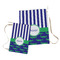Alligators & Stripes Laundry Bag - Both Bags