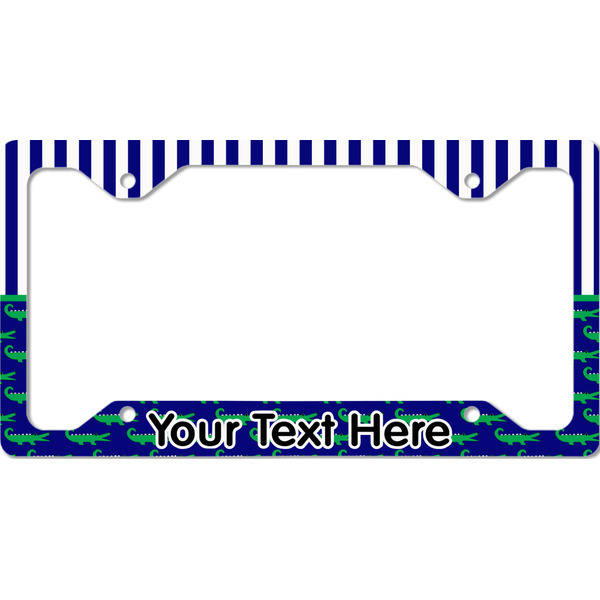 Alligators & Stripes License Plate Frame - Style C