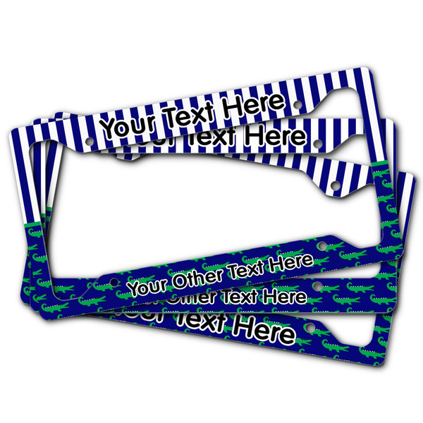 Alligators & Stripes License Plate Frames - (PARENT MAIN)