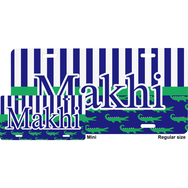 Alligators & Stripes License Plate (Sizes)