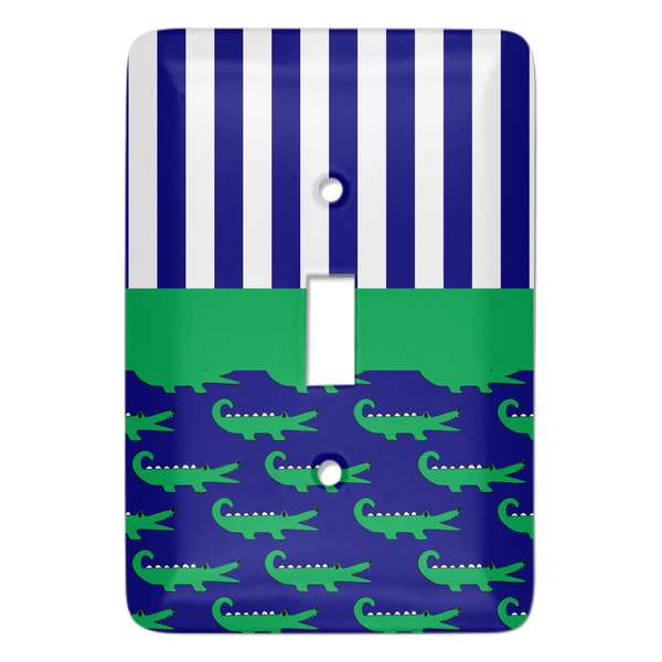 Custom Alligators & Stripes Light Switch Cover