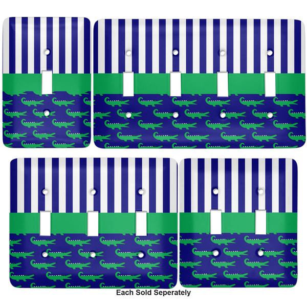 Alligators & Stripes Light Switch Covers all sizes