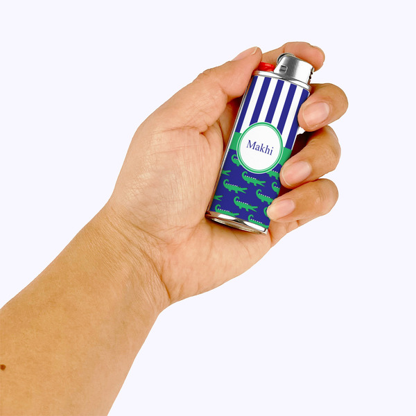 Alligators & Stripes Lighter Case - LIFESTYLE