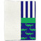 Alligators & Stripes Linen Placemat - Folded Half
