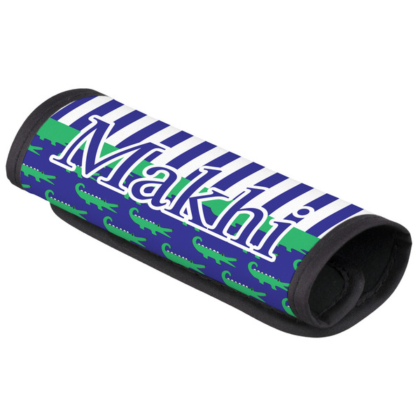 Custom Alligators & Stripes Luggage Handle Cover (Personalized)
