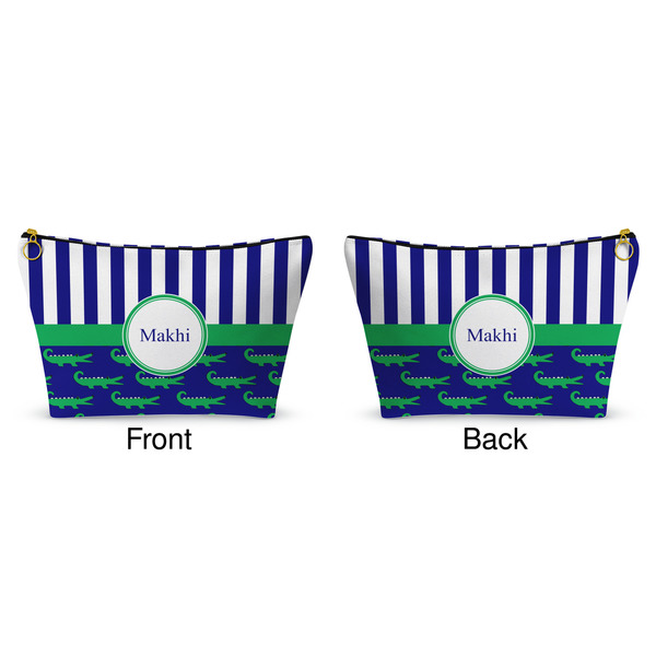 Alligators & Stripes Makeup Bag Approval