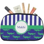 Alligators & Stripes Makeup / Cosmetic Bag - Medium (Personalized)
