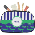 Alligators & Stripes Makeup / Cosmetic Bag - Medium (Personalized)