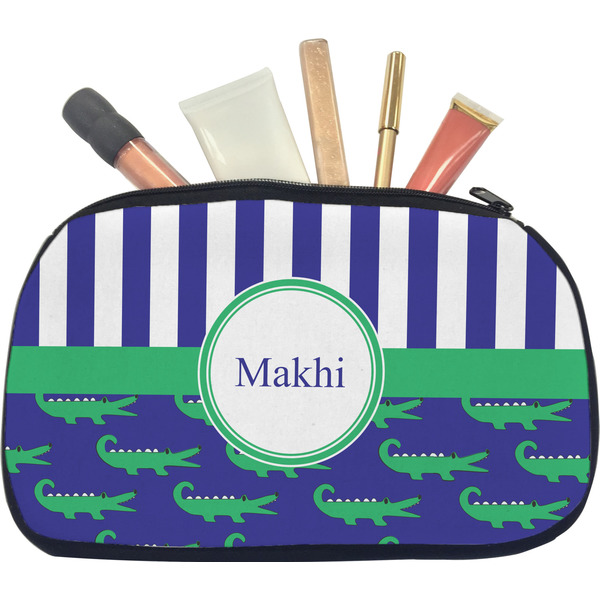 Alligators & Stripes Makeup Bag Medium
