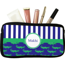 Alligators & Stripes Makeup / Cosmetic Bag (Personalized)