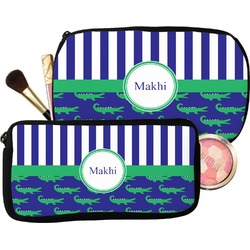 Alligators & Stripes Makeup / Cosmetic Bag (Personalized)