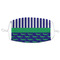 Alligators & Stripes Adult Cloth Face Mask - XLarge