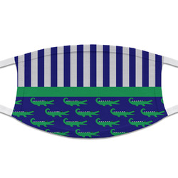 Alligators & Stripes Cloth Face Mask (T-Shirt Fabric) (Personalized)