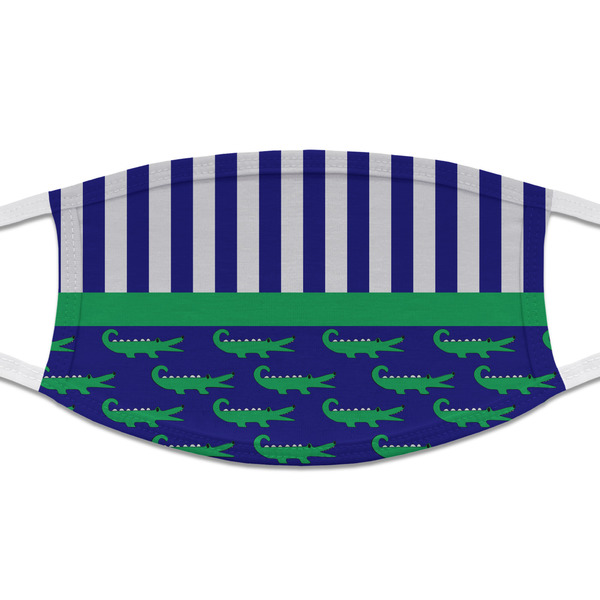 Custom Alligators & Stripes Cloth Face Mask (T-Shirt Fabric)