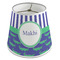 Alligators & Stripes Poly Film Empire Lampshade - Angle View