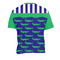 Alligators & Stripes Men's Crew Neck T Shirt Medium - Back