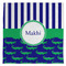 Alligators & Stripes Microfiber Dish Towel (Personalized)