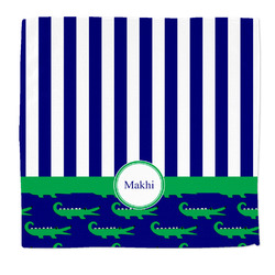Alligators & Stripes Microfiber Dish Rag (Personalized)