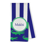 Alligators & Stripes Kitchen Towel - Microfiber (Personalized)