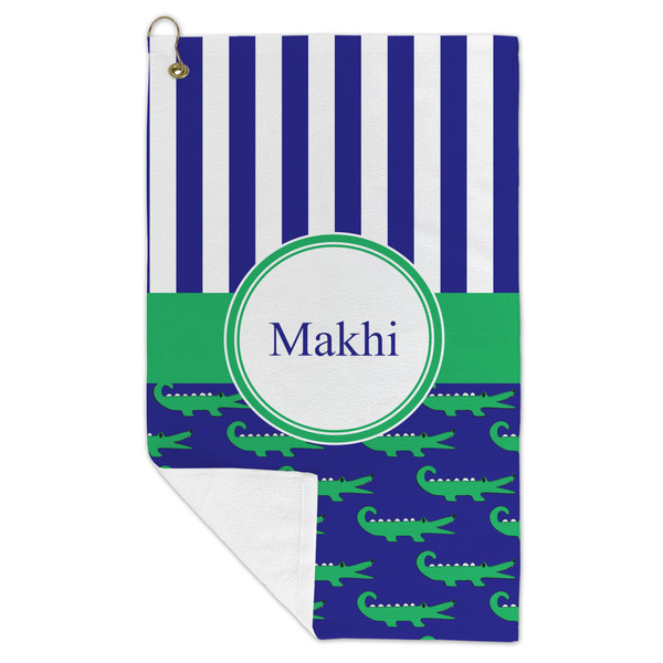 Alligators & Stripes Microfiber Golf Towels - FOLD