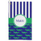 Alligators & Stripes Microfiber Golf Towel (Personalized)