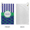 Alligators & Stripes Microfiber Golf Towels - Small - APPROVAL