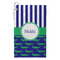 Alligators & Stripes Microfiber Golf Towel - Small (Personalized)