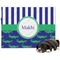 Alligators & Stripes Dog Blanket (Personalized)