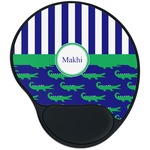 Alligators & Stripes Mouse Pad with Wrist Support