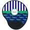 Alligators & Stripes Mouse Pad with Wrist Support
