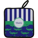 Alligators & Stripes Pot Holder w/ Name or Text