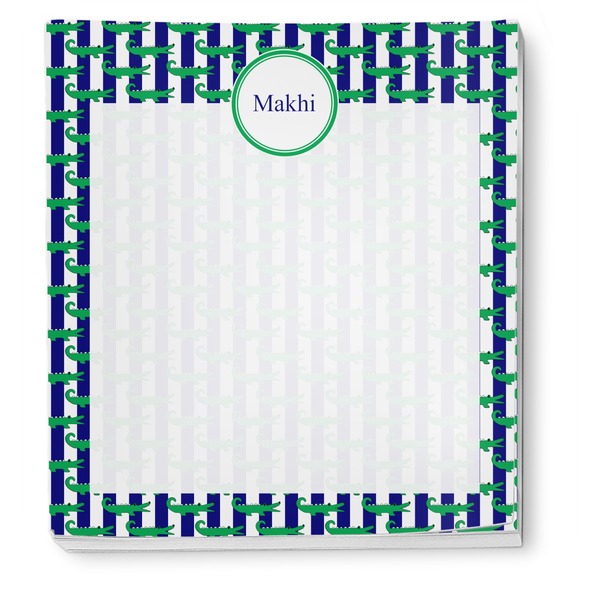 Alligators & Stripes Notepad - Apvl