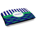 Alligators & Stripes Dog Bed w/ Name or Text