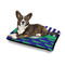 Alligators & Stripes Outdoor Dog Beds - Medium - IN CONTEXT