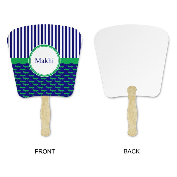Alligators & Stripes Paper Fans - Approval