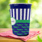 Alligators & Stripes Party Cup Sleeves - with bottom - Lifestyle