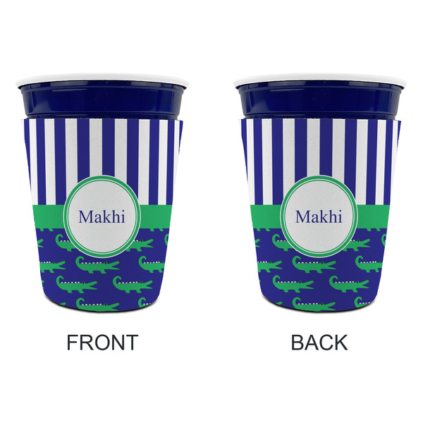 Alligators & Stripes Party Cup Sleeves - without bottom - Approval